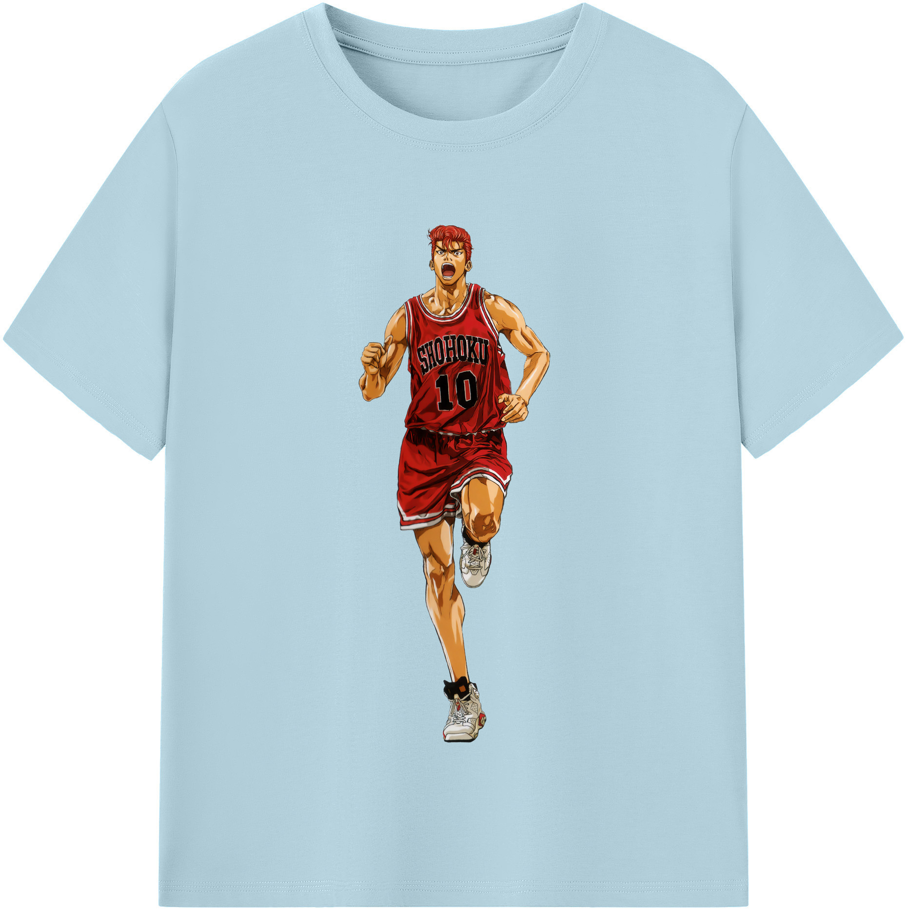 （画像用） SLAM DUNK／スラムダンク 綿100％半袖Tシャツ（フロントプリント）